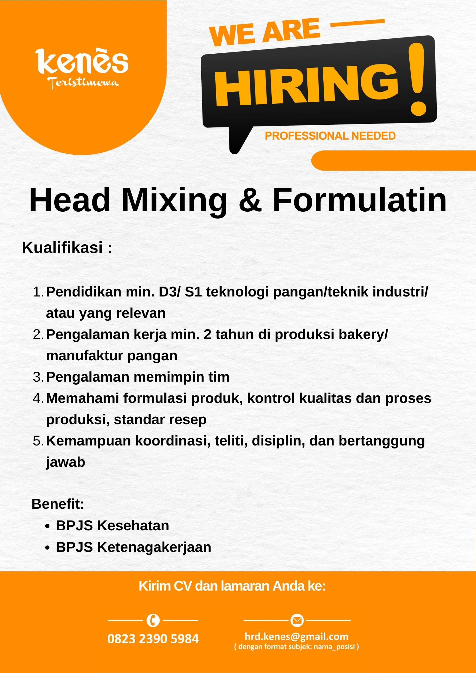 Head Mixing & Formulation