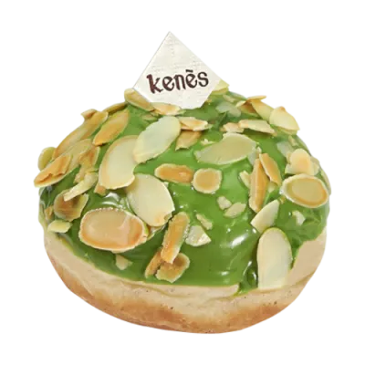 MATCHA ALMOND DOUGHNUT